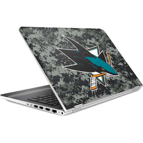 NHL San Jose Sharks Camo HP Pavilion Skin
