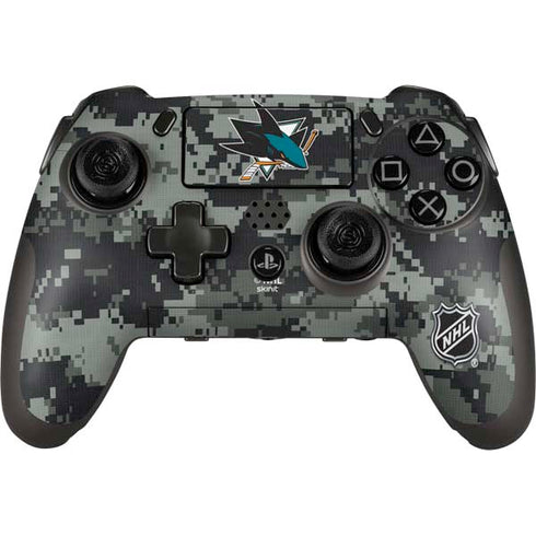 NHL San Jose Sharks Camo PlayStation Scuf Vantage 2 Controller Skin