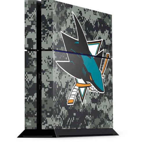 NHL San Jose Sharks Camo PS4 Console Skin