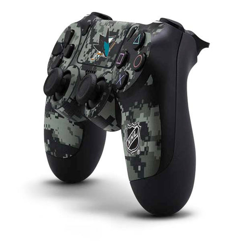 NHL San Jose Sharks Camo PS4 Controller Skin