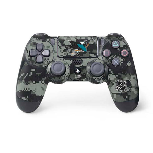 NHL San Jose Sharks Camo PS4 Controller Skin