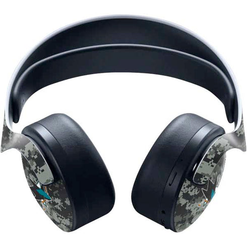 NHL San Jose Sharks Camo PULSE 3D Wireless Headset for PS5 Skin