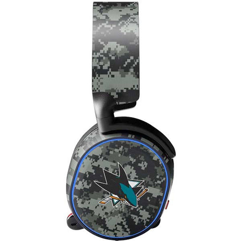 NHL San Jose Sharks Camo SteelSeries Arctis 3 Skin