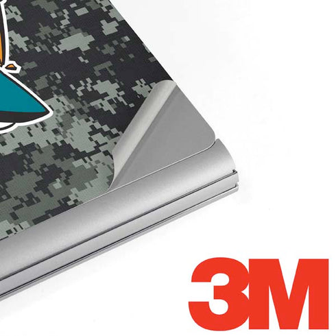 NHL San Jose Sharks Camo Surface Book 2 13.5in Skin