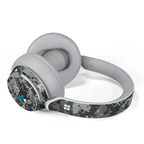 NHL San Jose Sharks Camo Surface Headphones Skin