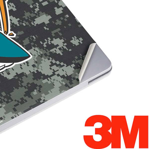 NHL San Jose Sharks Camo Surface Laptop 3 13.5in Skin