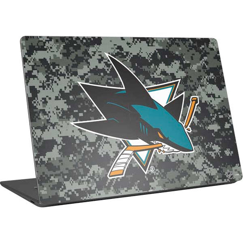 NHL San Jose Sharks Camo Surface Laptop 4 15in Skin