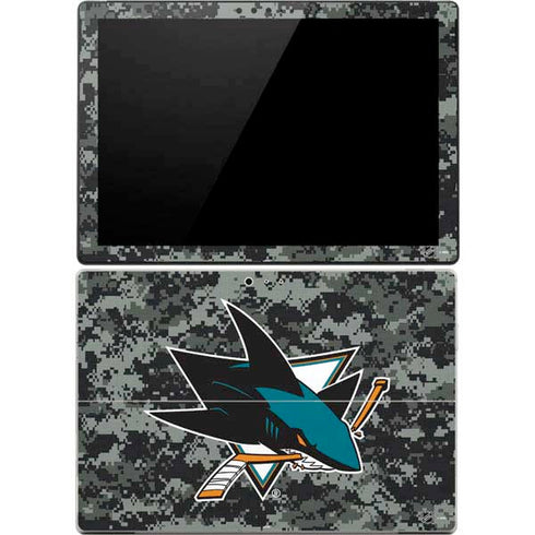 NHL San Jose Sharks Camo Surface Pro 4 Skin