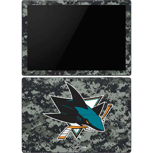 NHL San Jose Sharks Camo Surface Pro 6 Skin