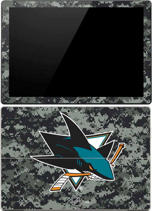 NHL San Jose Sharks Camo Surface Pro (2017) Skin
