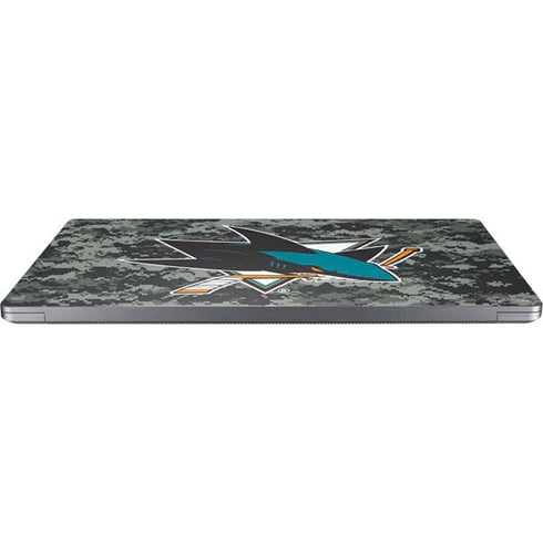 NHL San Jose Sharks Camo Universal Laptop 11in (8.8 x 6.2in) Skin
