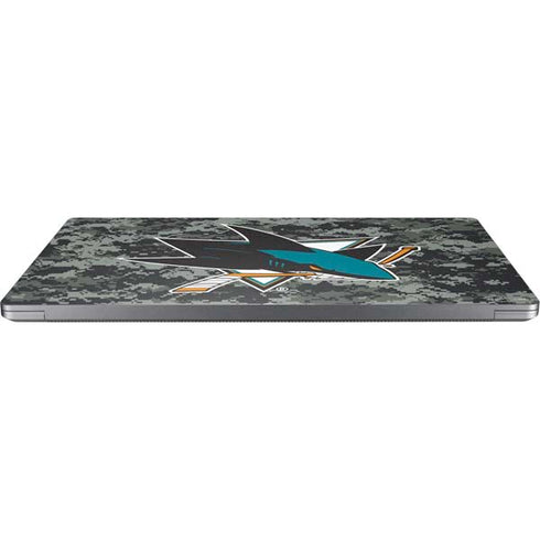 NHL San Jose Sharks Camo Universal Laptop 14in (11.4 x 8.2in) Skin