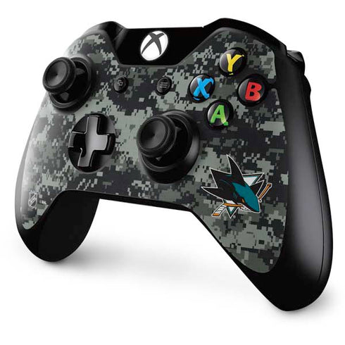 NHL San Jose Sharks Camo Xbox One Controller Skin