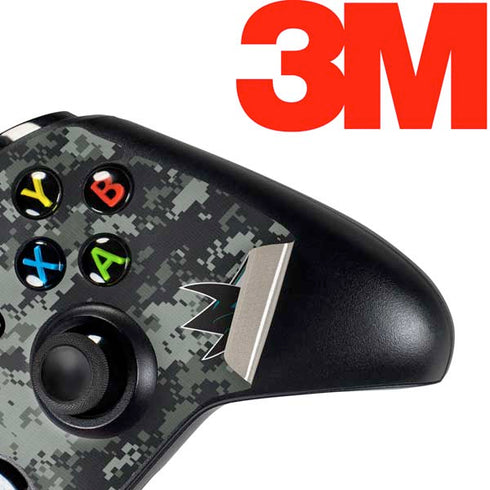 NHL San Jose Sharks Camo Xbox One Controller Skin