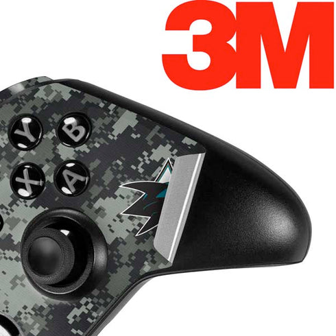 NHL San Jose Sharks Camo Xbox One Elite Controller Skin