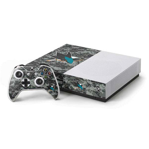 NHL San Jose Sharks Camo Xbox One Skins