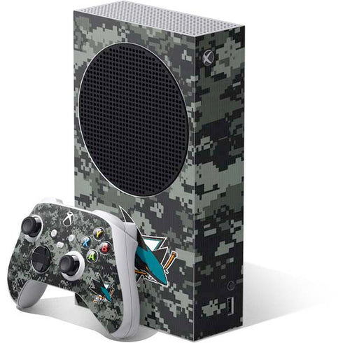 NHL San Jose Sharks Camo Xbox Series S Bundle Skin