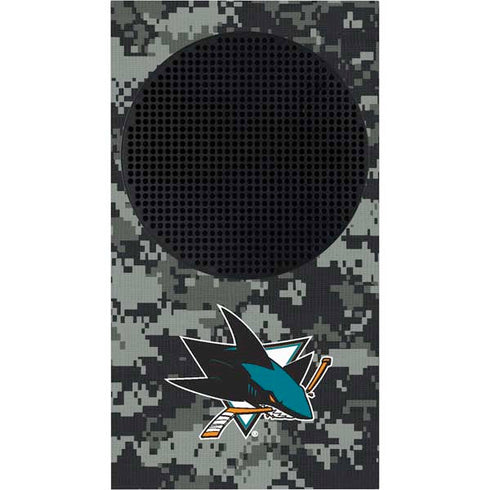 NHL San Jose Sharks Camo Xbox Series S Console Skin