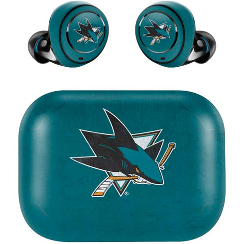 NHL San Jose Sharks Distressed Amazon Echo Buds Skin