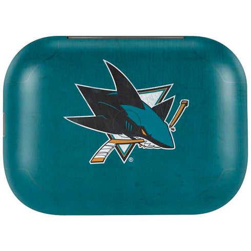 NHL San Jose Sharks Distressed Amazon Echo Buds Skin