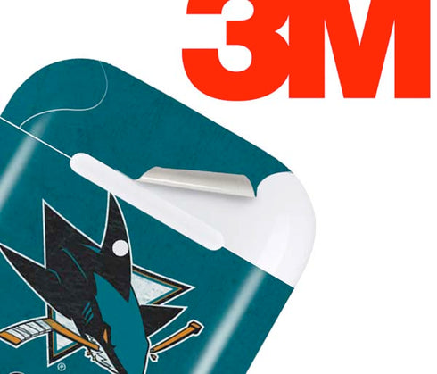 NHL San Jose Sharks Distressed Apple AirPods 2 Skin