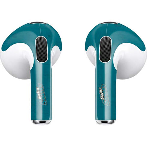 NHL San Jose Sharks Distressed Apple AirPods (3rd Gen 2021) Skin