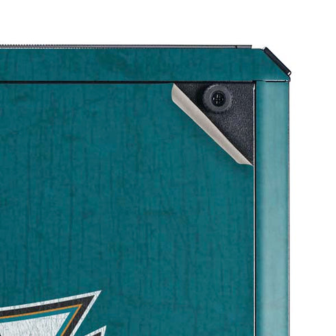 NHL San Jose Sharks Distressed Cooler Master MasterBox Q300L Mini Tower Skin