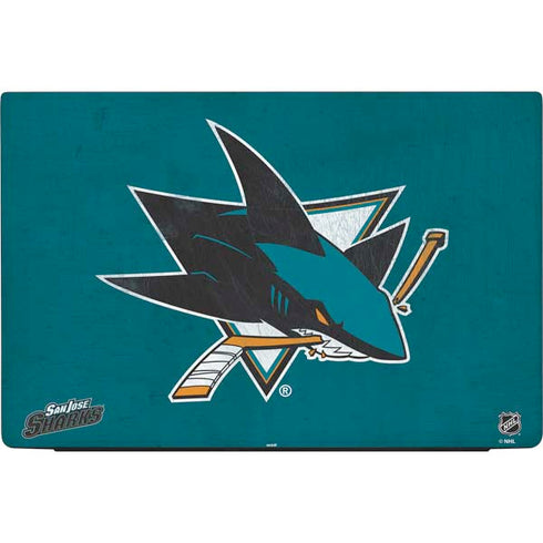 NHL San Jose Sharks Distressed Dell Vostro Skin