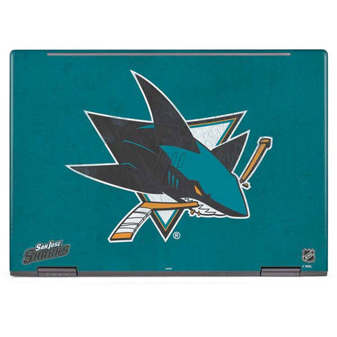 NHL San Jose Sharks Distressed HP Envy Skin