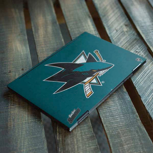 NHL San Jose Sharks Distressed HP Envy Skin