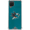 NHL San Jose Sharks Distressed Galaxy A12 Clear Case