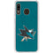 NHL San Jose Sharks Distressed Galaxy A20 Clear Case