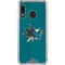 NHL San Jose Sharks Distressed Galaxy A30 Clear Case