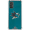 NHL San Jose Sharks Distressed Galaxy A32 5G Clear Case