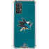 NHL San Jose Sharks Distressed Galaxy A32 5G Clear Case