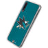 NHL San Jose Sharks Distressed Galaxy A50 Clear Case