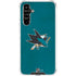 NHL San Jose Sharks Distressed Galaxy A54 5G Clear Case