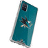 NHL San Jose Sharks Distressed Galaxy A71 5G Clear Case
