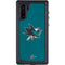 NHL San Jose Sharks Distressed Galaxy Note 10 Waterproof Case