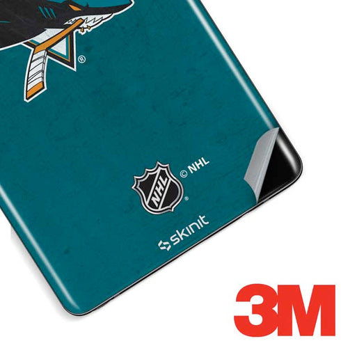 NHL San Jose Sharks Distressed Galaxy Note 8 Skin