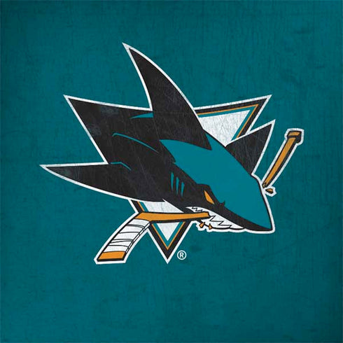 NHL San Jose Sharks Distressed Galaxy Note 8 Skin