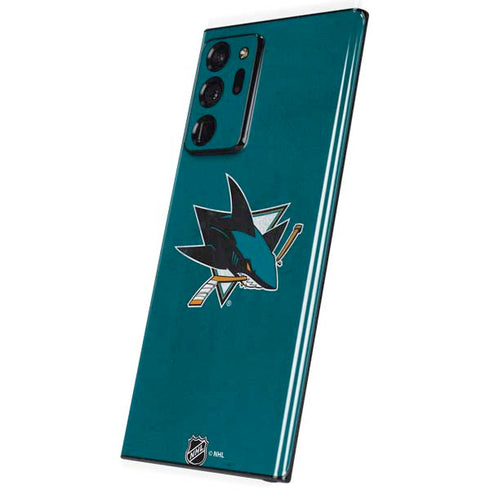 NHL San Jose Sharks Distressed Galaxy Note20 Ultra 5G Skin