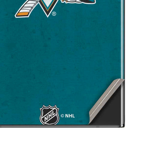 NHL San Jose Sharks Distressed Galaxy Note20 Ultra 5G Skin