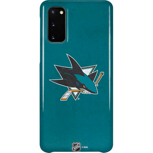 NHL San Jose Sharks Distressed Galaxy S20 Lite Case