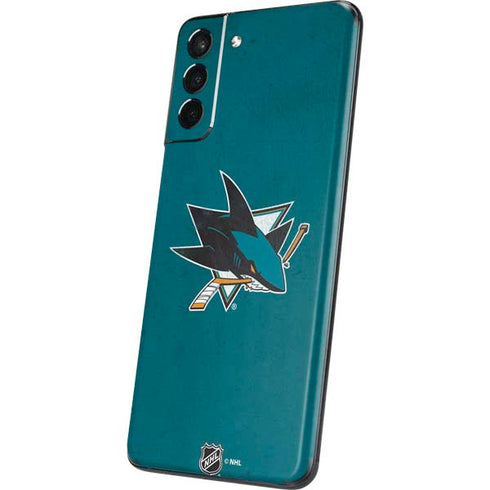 NHL San Jose Sharks Distressed Galaxy S21 5G Skin