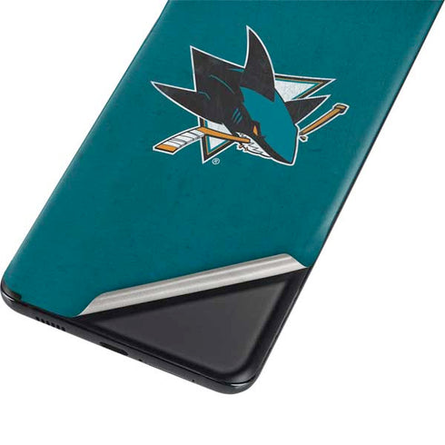 NHL San Jose Sharks Distressed Galaxy S21 5G Skin