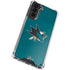 NHL San Jose Sharks Distressed Galaxy S21 Plus 5G Clear Case