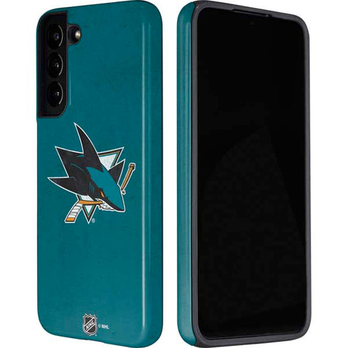 NHL San Jose Sharks Distressed Galaxy S22 Plus Pro Case
