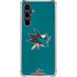 NHL San Jose Sharks Distressed Galaxy S23 FE Clear Case