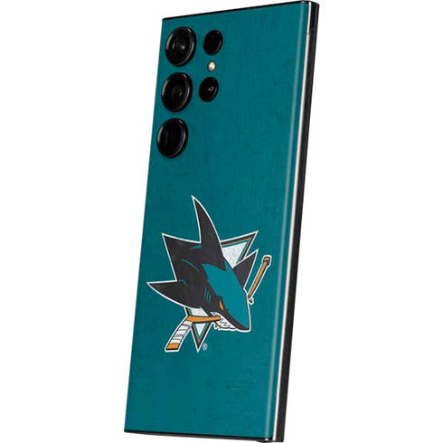 NHL San Jose Sharks Distressed Galaxy S23 Ultra Skin